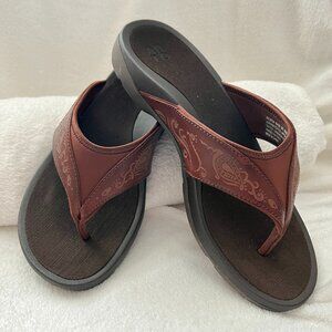 Abeo Balboa Sandal with B.I.O System Brown Leather